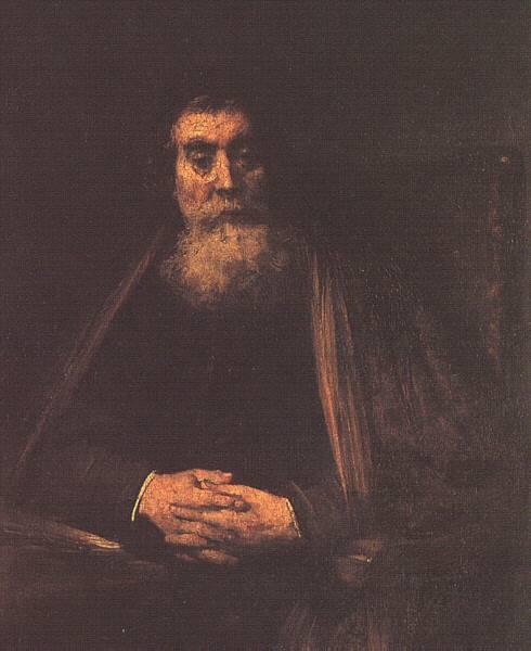 REMBRANDT Harmenszoon van Rijn Portrait of an Old Man  dy Germany oil painting art